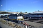 Various rolling stock in Oakland Yard-view from Capitol Corridor Train